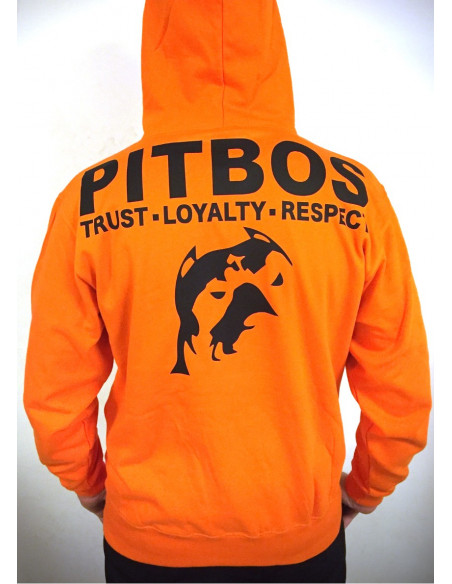 Pitbos Hoodie Orange