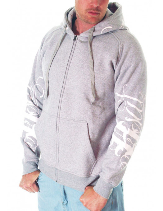 BSAT Art Script Hoodie Grey