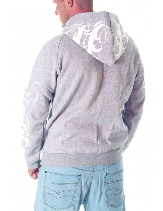 BSAT Art Script Hoodie Grey