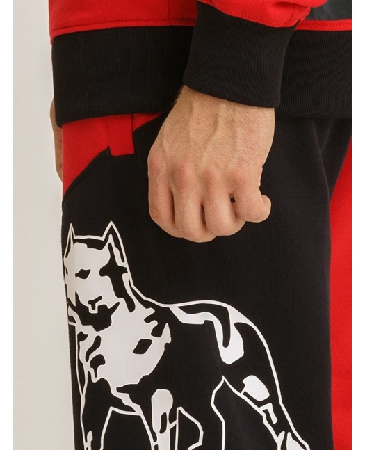 Street Instinct Sweatpants RedNBlack...