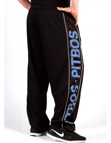 Pitbos Mesh Pants Dog Logo Blue