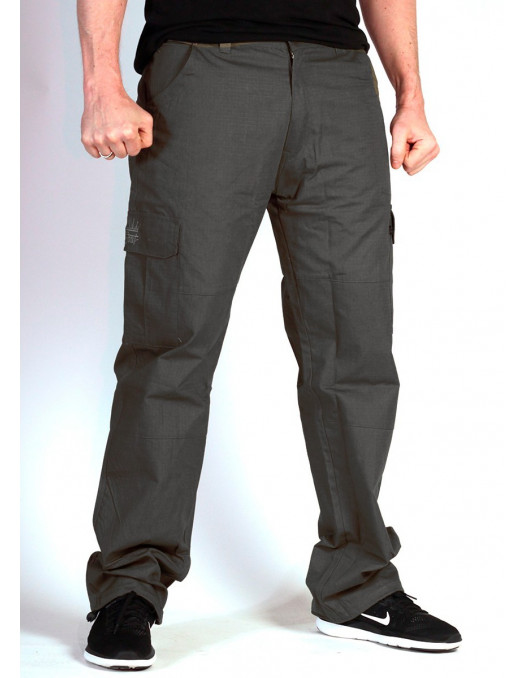 mens cargo trousers dark grey