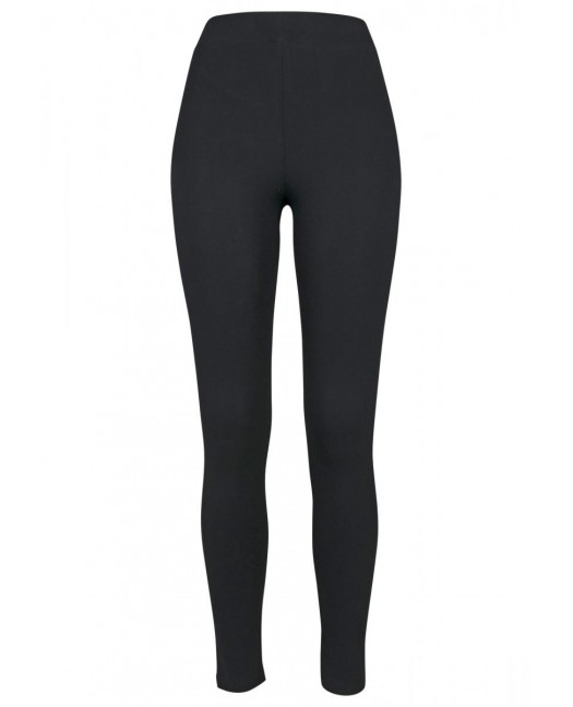 Leggings All Black Cotton Stretch