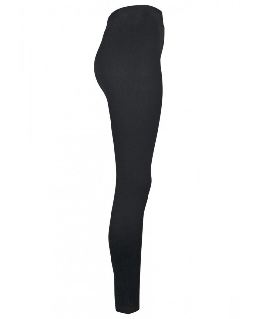 Leggings All Black Cotton Stretch