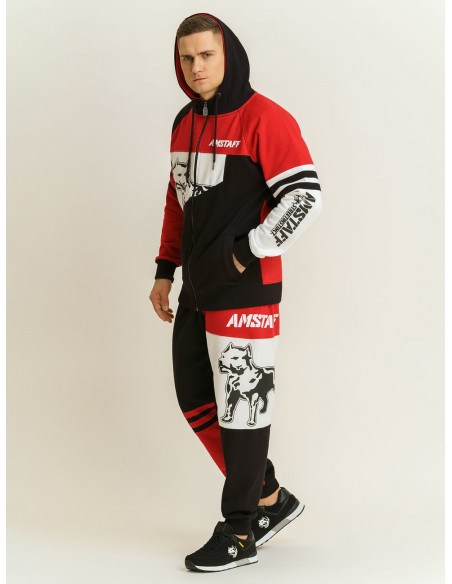Amstaff Street Instinct Sweatpants Red/Black/White