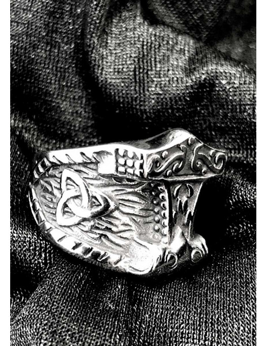 Mjølnir Celtic Knot Ring