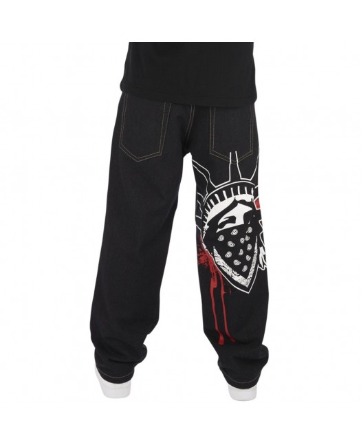 Townz Baggy Pants NY Liberty Svart Röd