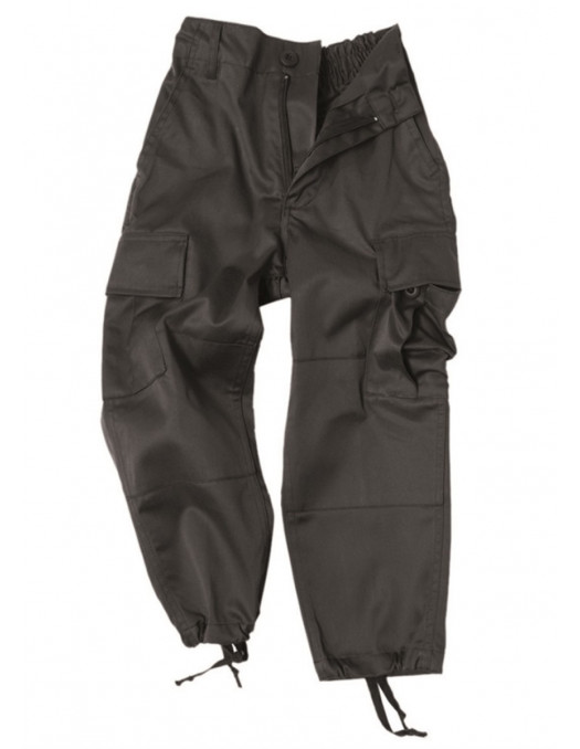 Kids Cargo Pants Black