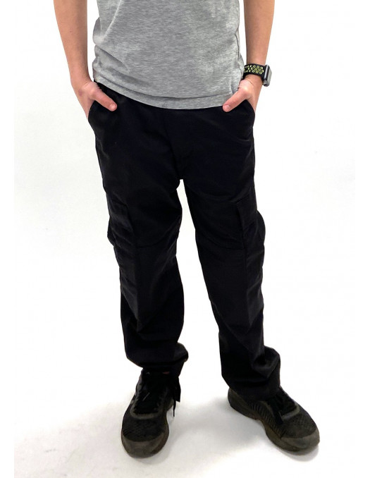 Kids Cargo Pants Black