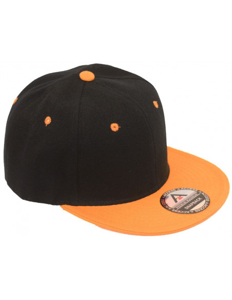 Access SnapBack Cap Black Orange