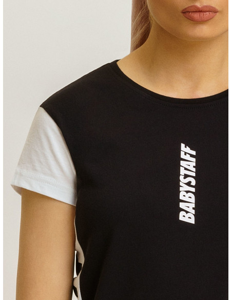 Brand Logo  T-Shirt BlackNWhite by Babystaff
