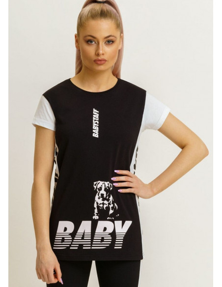 Brand Logo  T-Shirt BlackNWhite by Babystaff