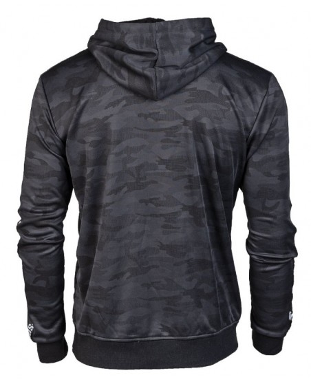 TechWear Track Jacket Dark Camo Hooded