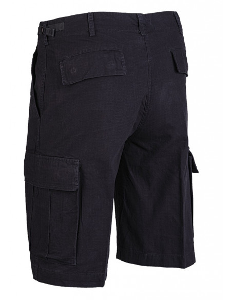 Techwear RipStop shorts Washed Black