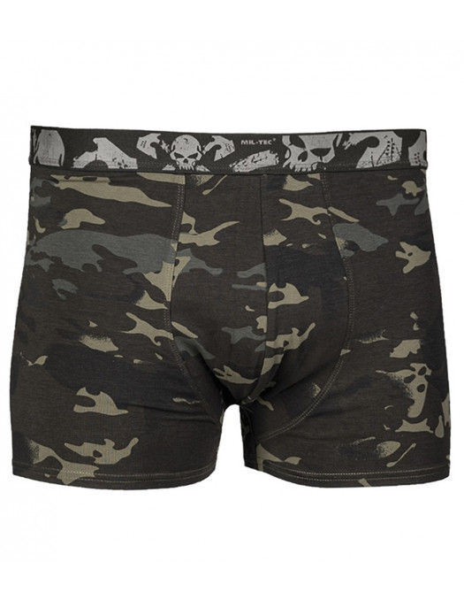 2 Pack Boxer Shorts Skull Camo by Tech Wear
