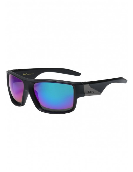 LOCS Sunglasses Purple Mirror Black
