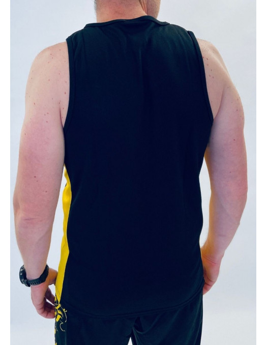 Glory Mesh Tank Top BlackNYellow by BSAT