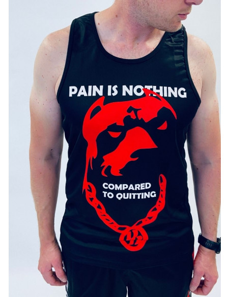 Pain is Nothing Mesh Tank Top by Pitbos