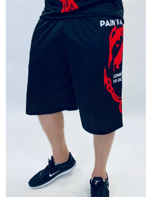Pain is Nothing Mesh Shorts by Pitbos