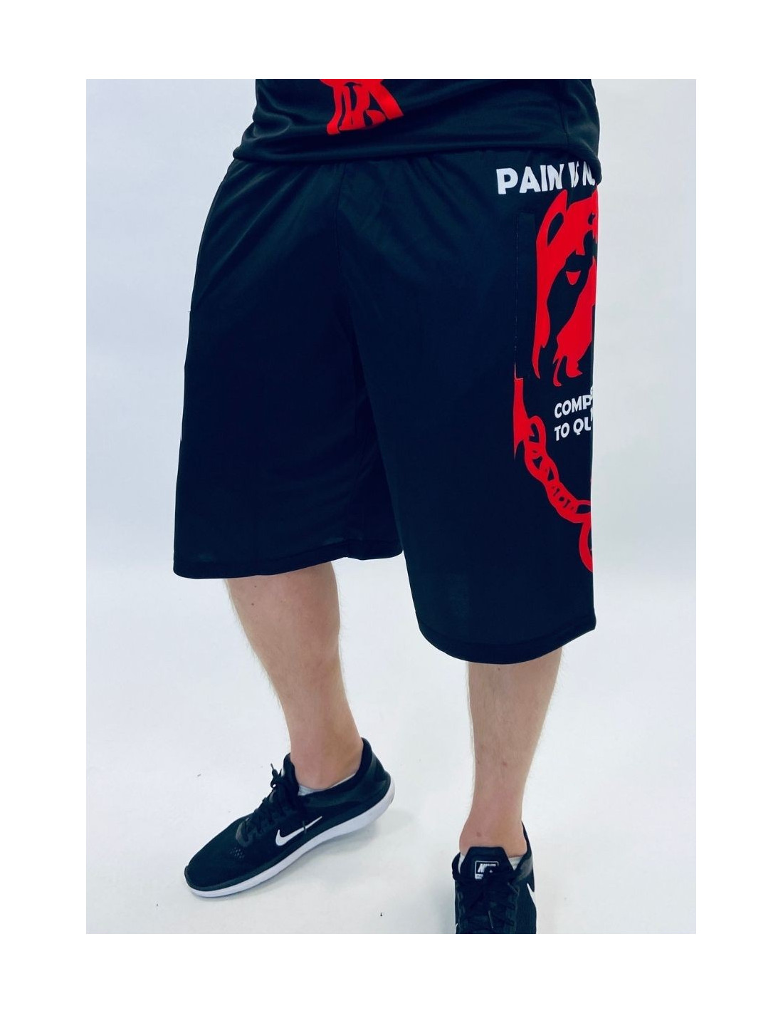 Pain is Nothing Mesh Shorts by Pitbos