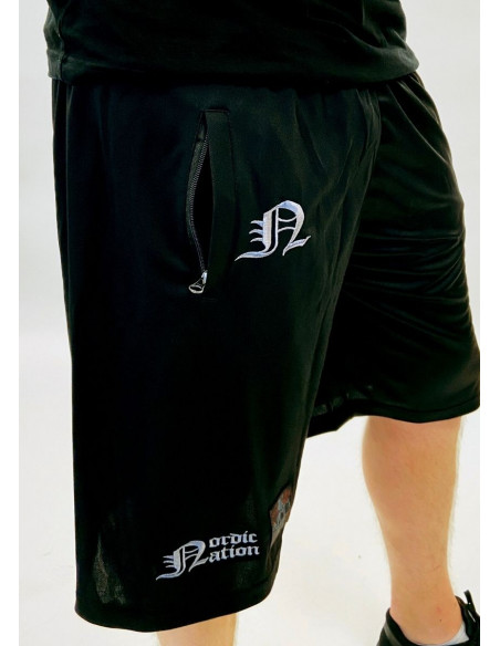 Black Corex Fitness Capital Mens Training Shorts 