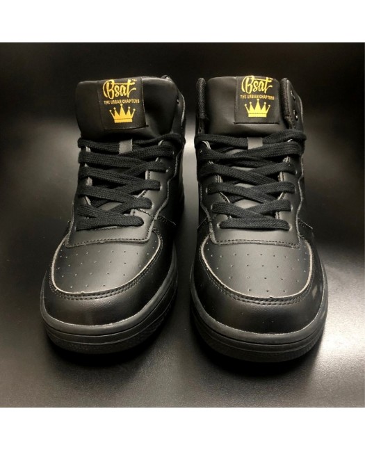 BSAT Logo Sneakers BlackNGold