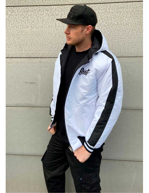 Bronx Winter Jacket WhiteNBlack by BSAT