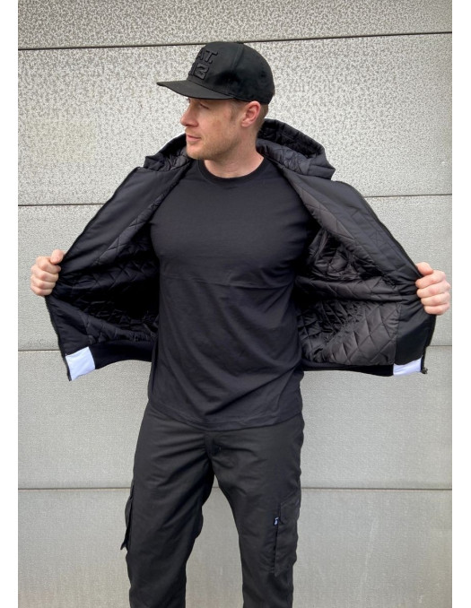 Bronx Winter Jacket WhiteNBlack by BSAT