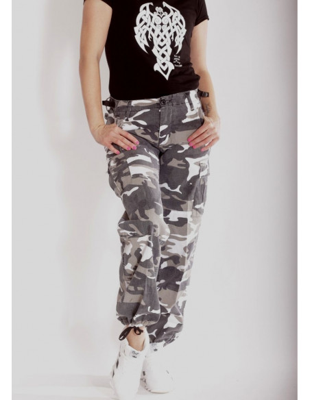 Woman Camo Cargo Pants Urban by Tech Wear