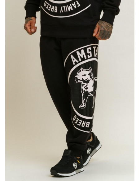 Family Breed Sweatpants Black by Amstaff