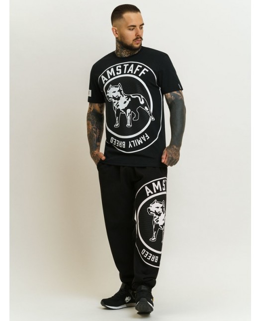 Amstaff Family Breed T-Shirt Black