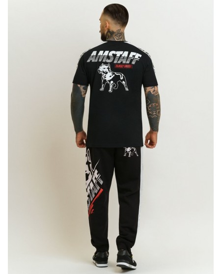 Logo Dog T-Shirt Black by Amstaff