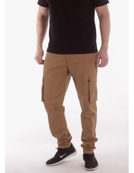 BSAT Tapered Fit Cargo Pants Dark Khaki