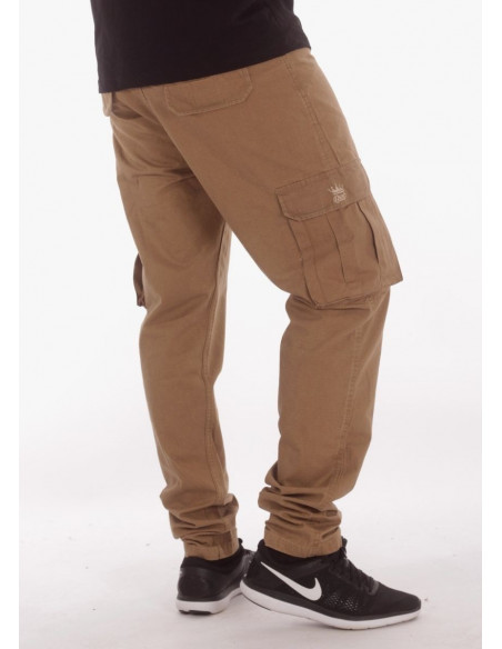 BSAT Tapered Fit Cargo Pants Dark Khaki