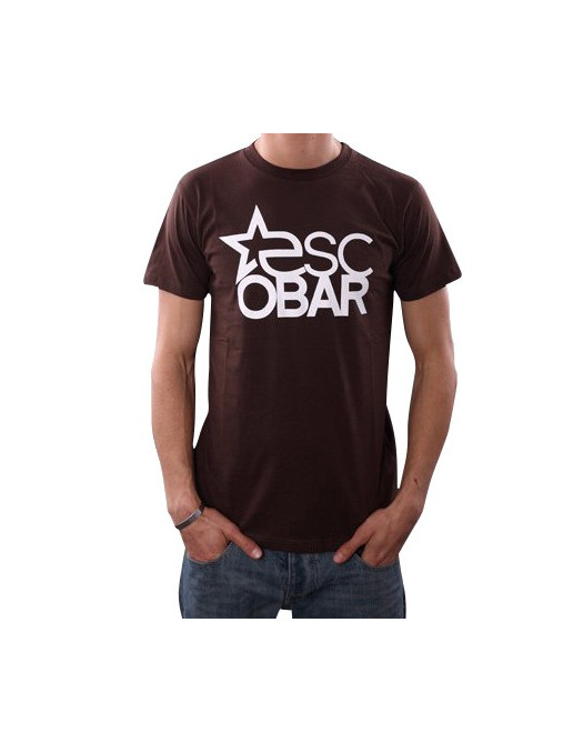 Escobar T-shirt model Block Brun