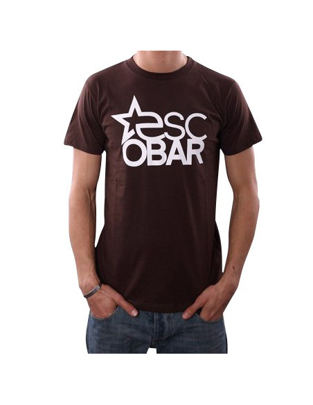 Escobar T-shirt model Block Brun