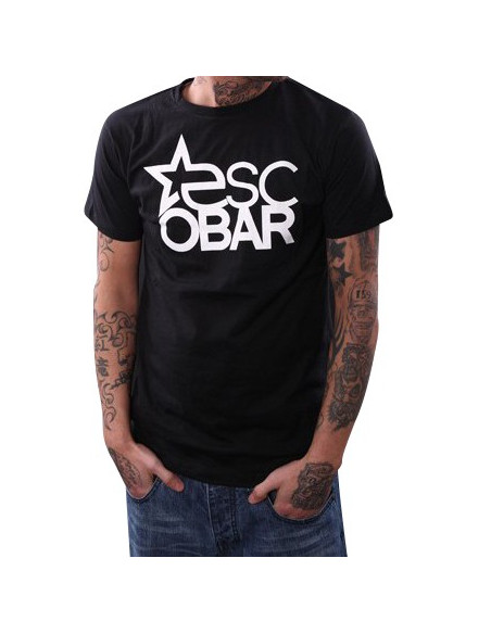 Escobar T-shirt model Block Musta