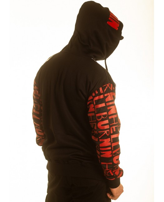 BSAT Burnin' Skull El Barrio ZipHoodie