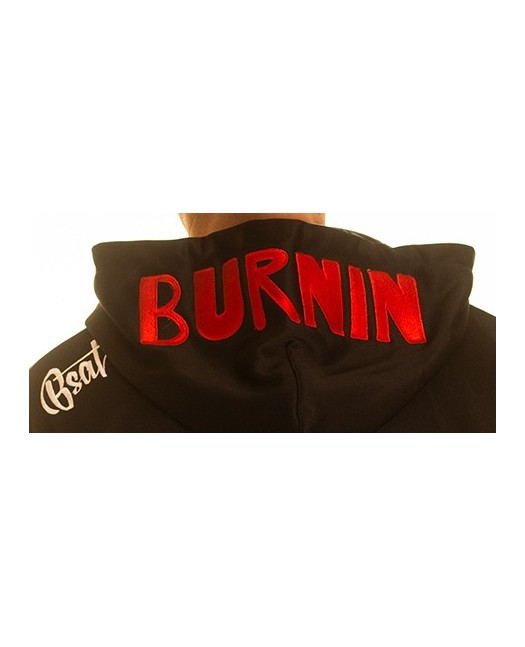 BSAT Burnin' Skull El Barrio ZipHoodie