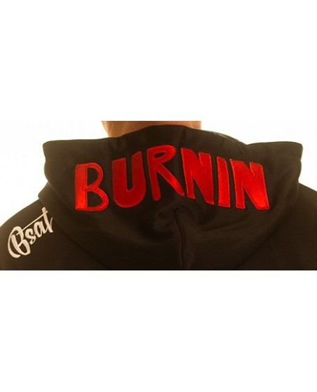 BSAT Burnin' Skull El Barrio ZipHoodie