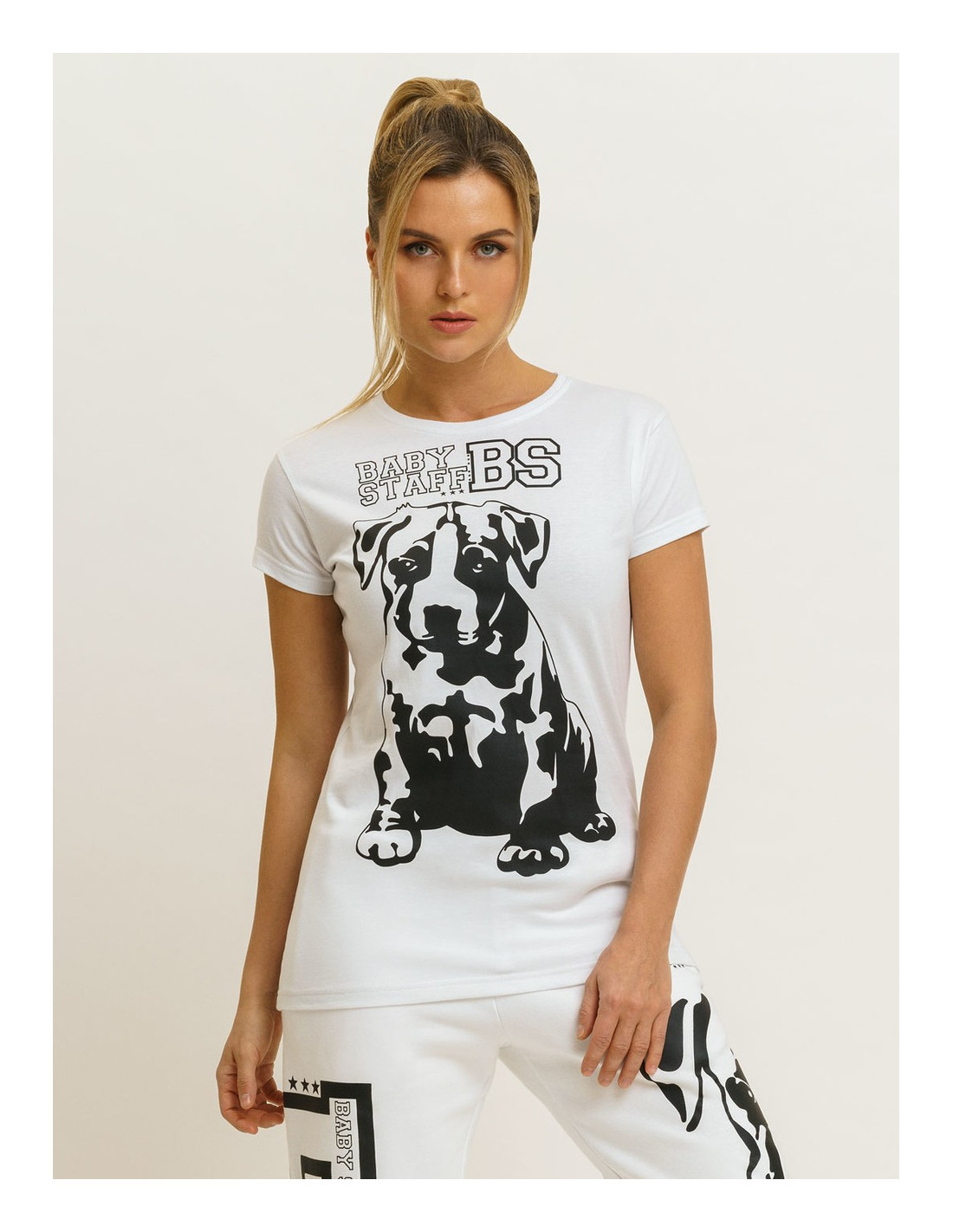 Babystaff Puppy T-Shirt White - TAMS1442WHT