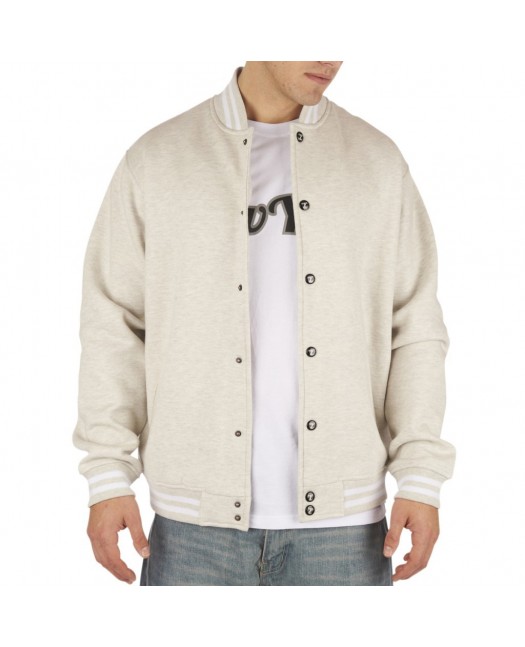 Townz Melange College Jacket Beige