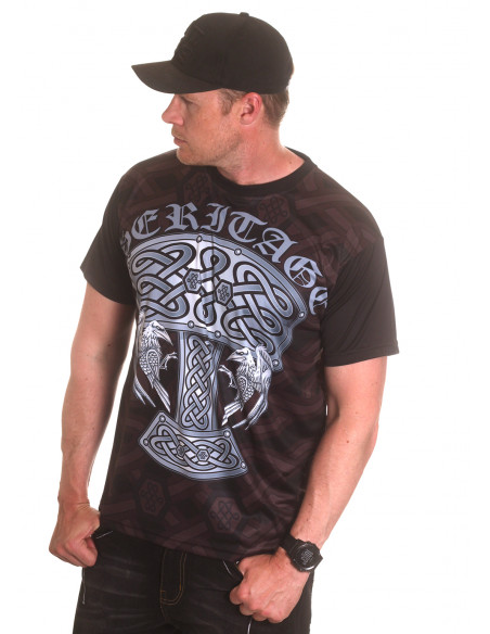 Thor's Hammer T-Shirt Vol2 by Nordic Worlds