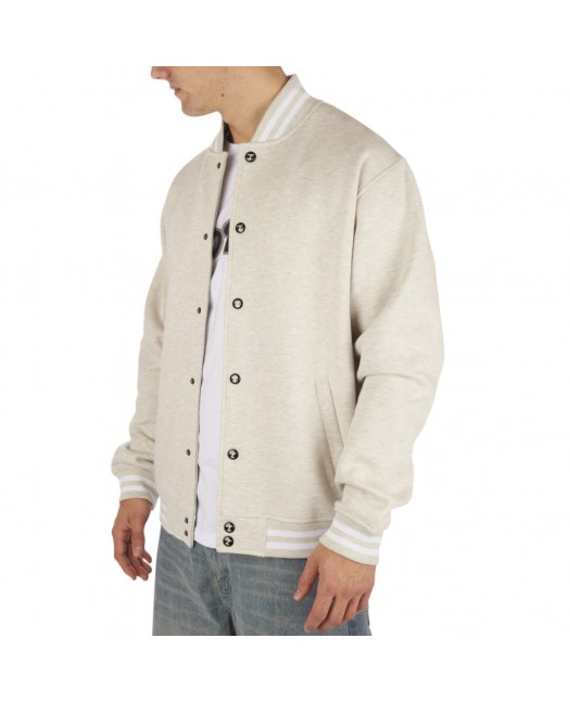 Townz Melange College Jacket Beige