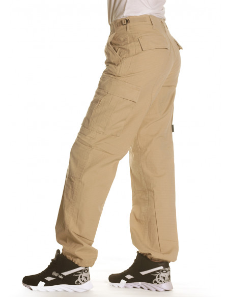Woman Cargo Pants Beige by Tech Wear