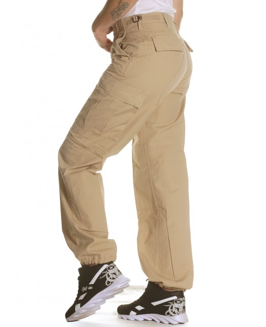 Woman Cargo Pants Beige by Tech Wear