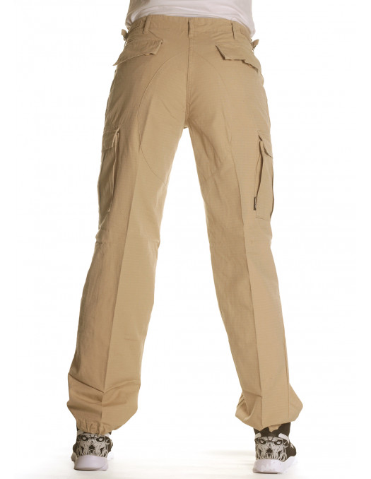 Woman Cargo Pants Beige by Tech Wear