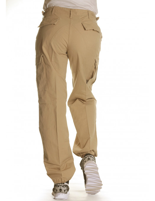 Woman Cargo Pants Beige by Tech Wear