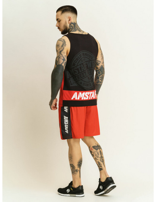 Amstaff Mesh Short RedNBlack