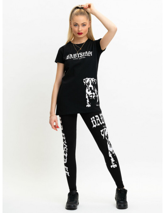Puppy Couture Leggings BlackNWhite